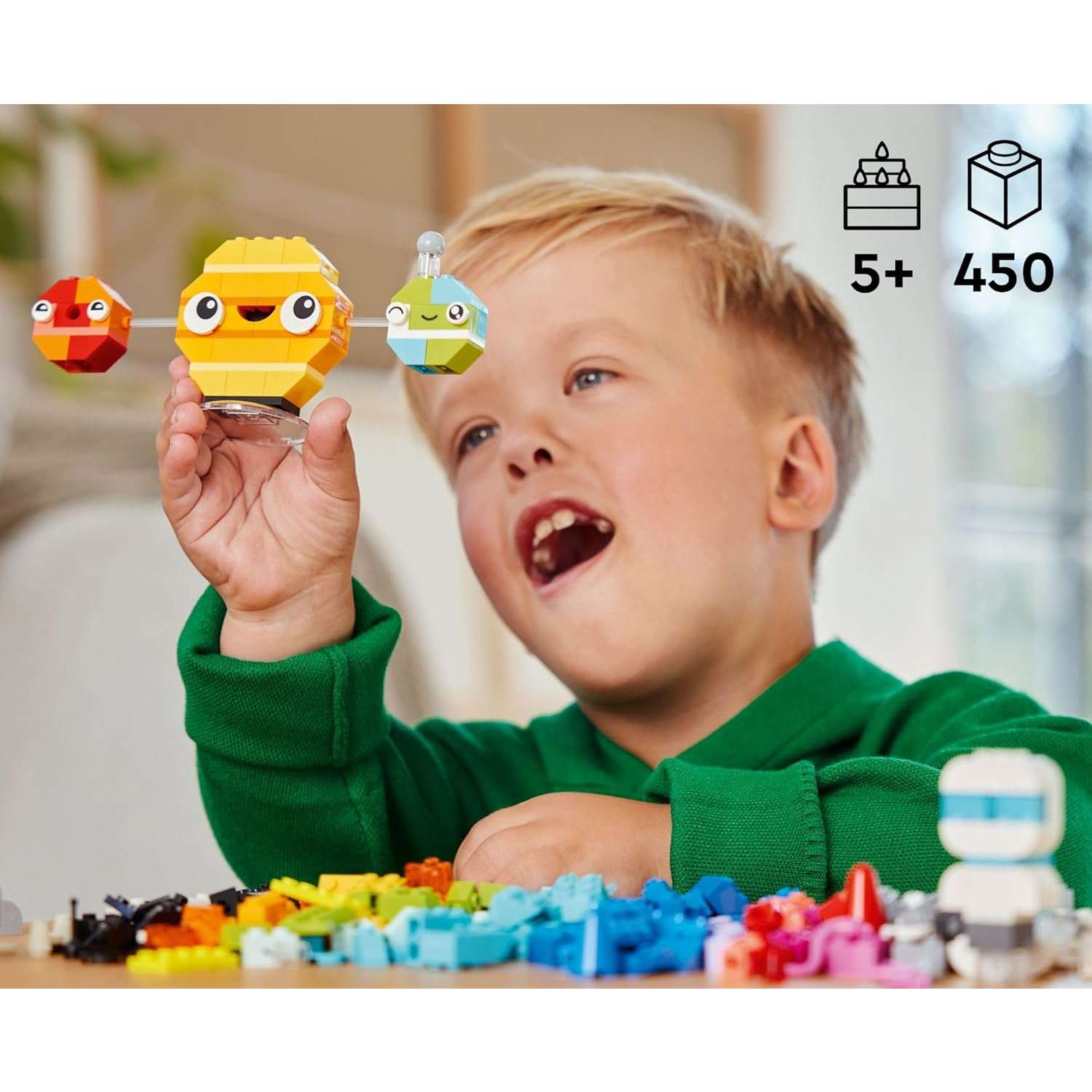 Конструктор LEGO Classic Креативные космические планеты 450 дет. - фото 10