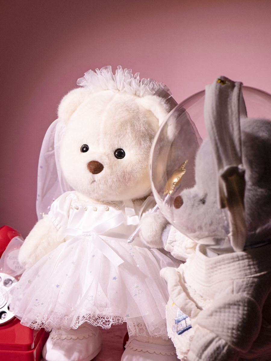 Мягкая игрушка TeddyTales Медведь Жених Астронавт M - фото 15