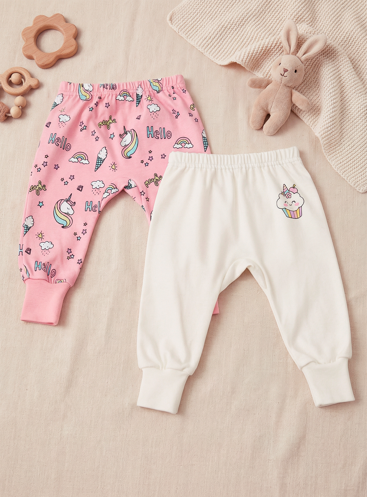 Штанишки 2 шт Совенок Дона БШ2-302-1/74 - фото 4