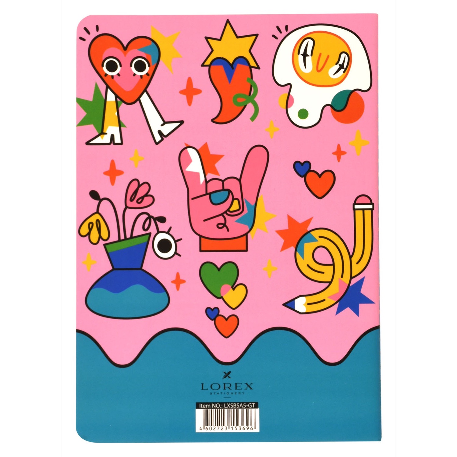 Скетчбук Lorex Stitch Gradient touch soft touch А5 40л LXSBSA5-GT в ассортименте - фото 4