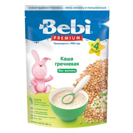 Безмолочная каша Bebi Premium Гречневая