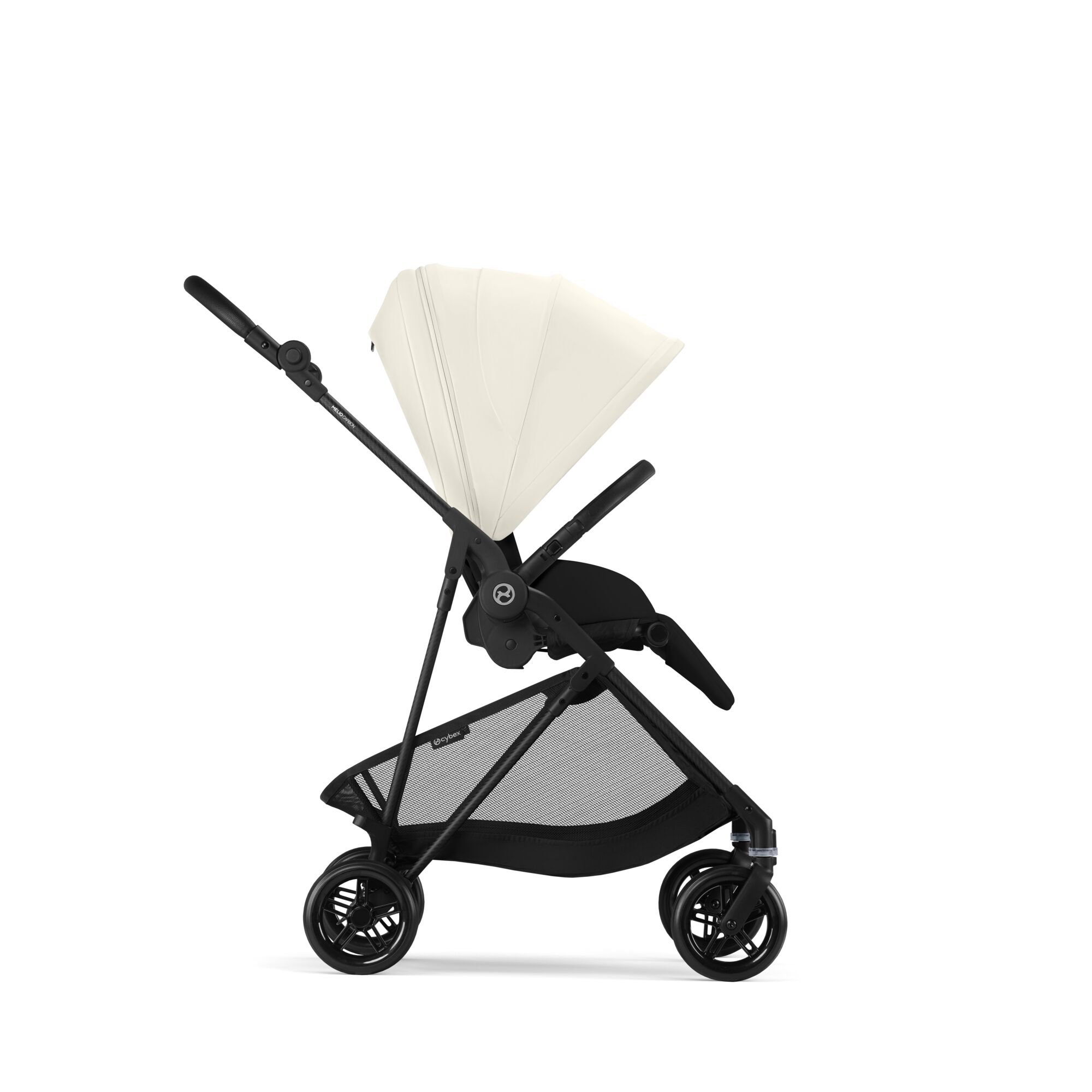 Коляска прогулочная Cybex Melio Carbon белый - фото 7