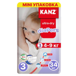 Подгузники KANZ 3 34 шт.
