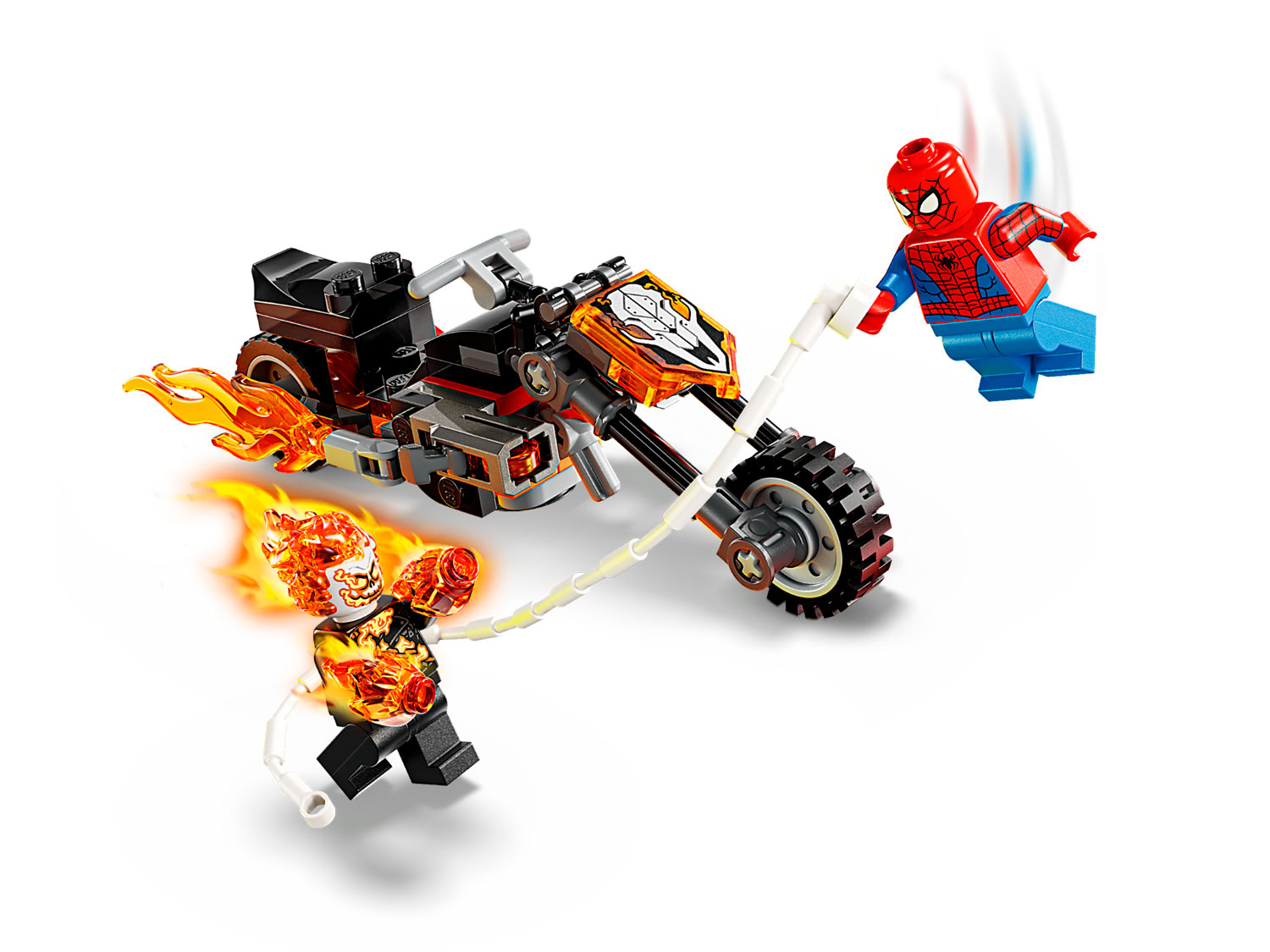 Конструктор LEGO Marvel Super Heroes Мотоцикл Человека-паука 72 дет. - фото 4