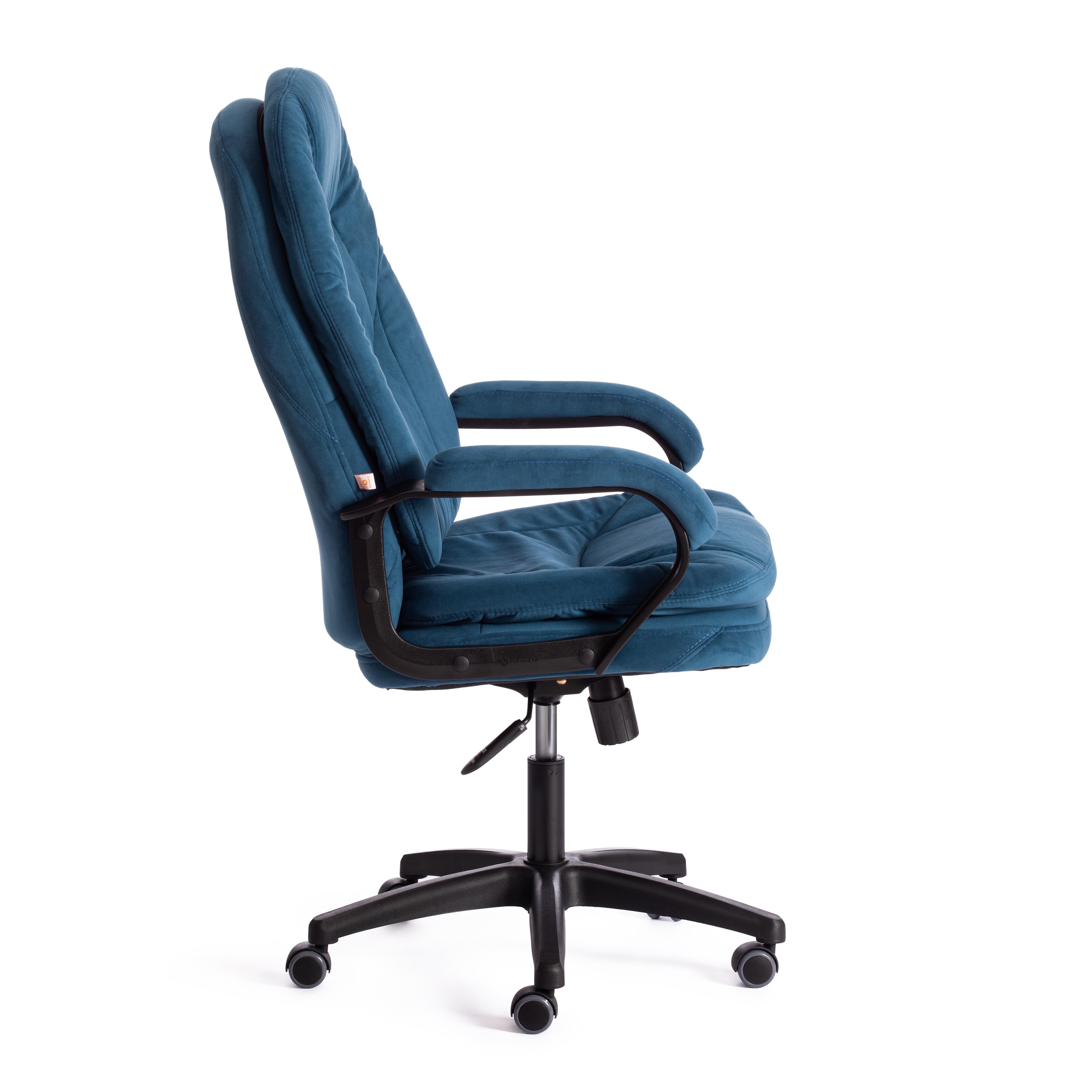Компьютерное кресло TETCHAIR Комфорт Лт флок синий - фото 4