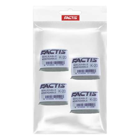 Ластик FACTIS 4 шт.
