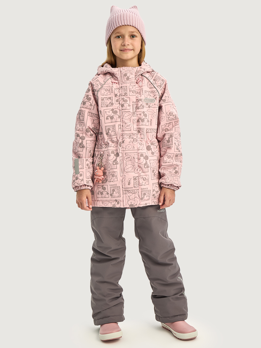 Костюм NIKASTYLE 7м2026 пудра/кофе - фото 4