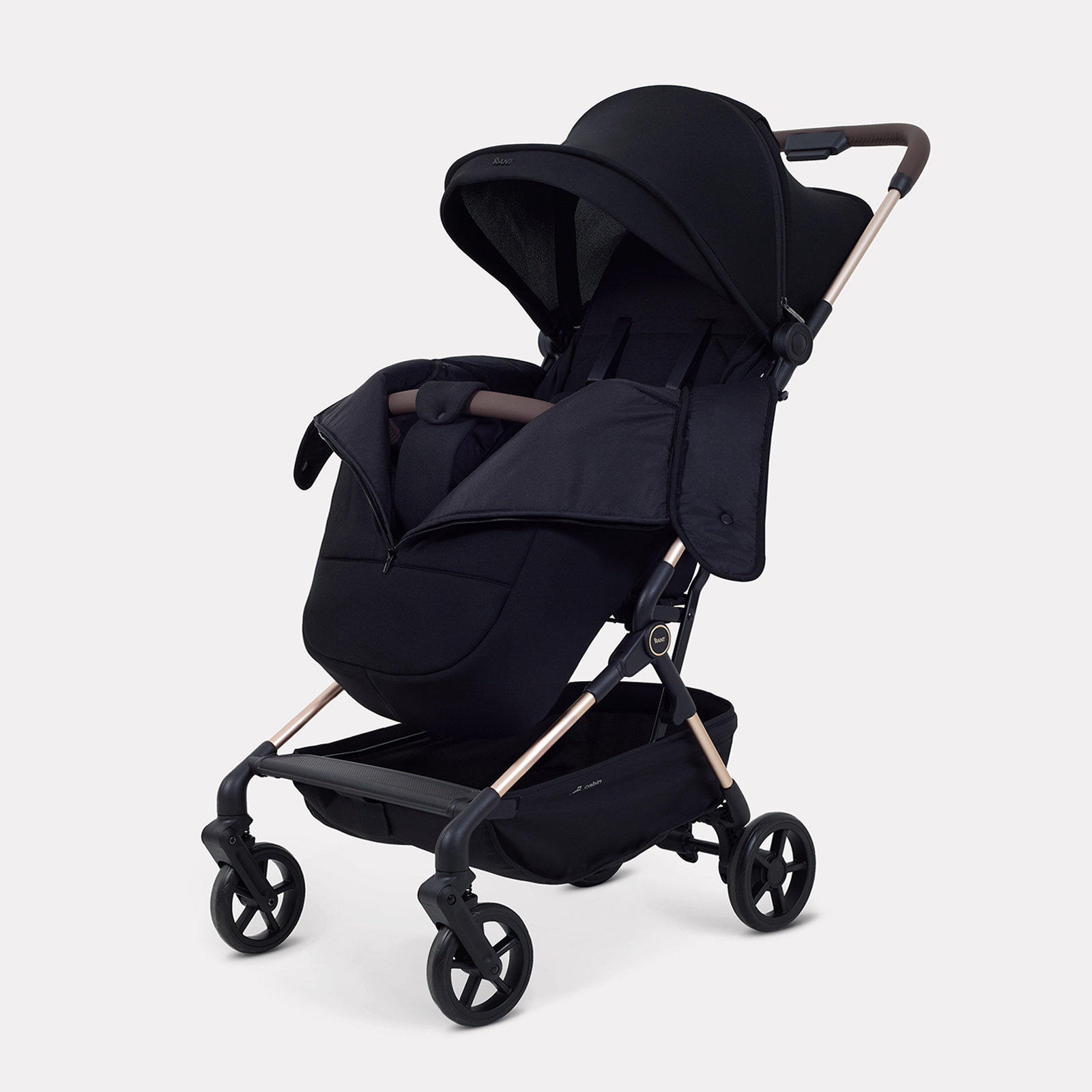 Коляска прогулочная Rant Avion черный - фото 4