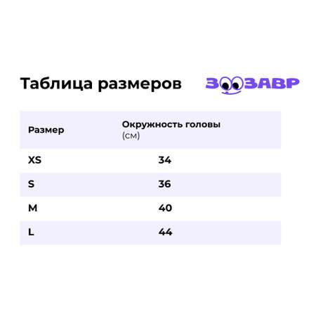 Шапка-ушанка для собак и кошек Зоозавр