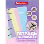 Тетрадь со сменным блоком Brauberg клетка