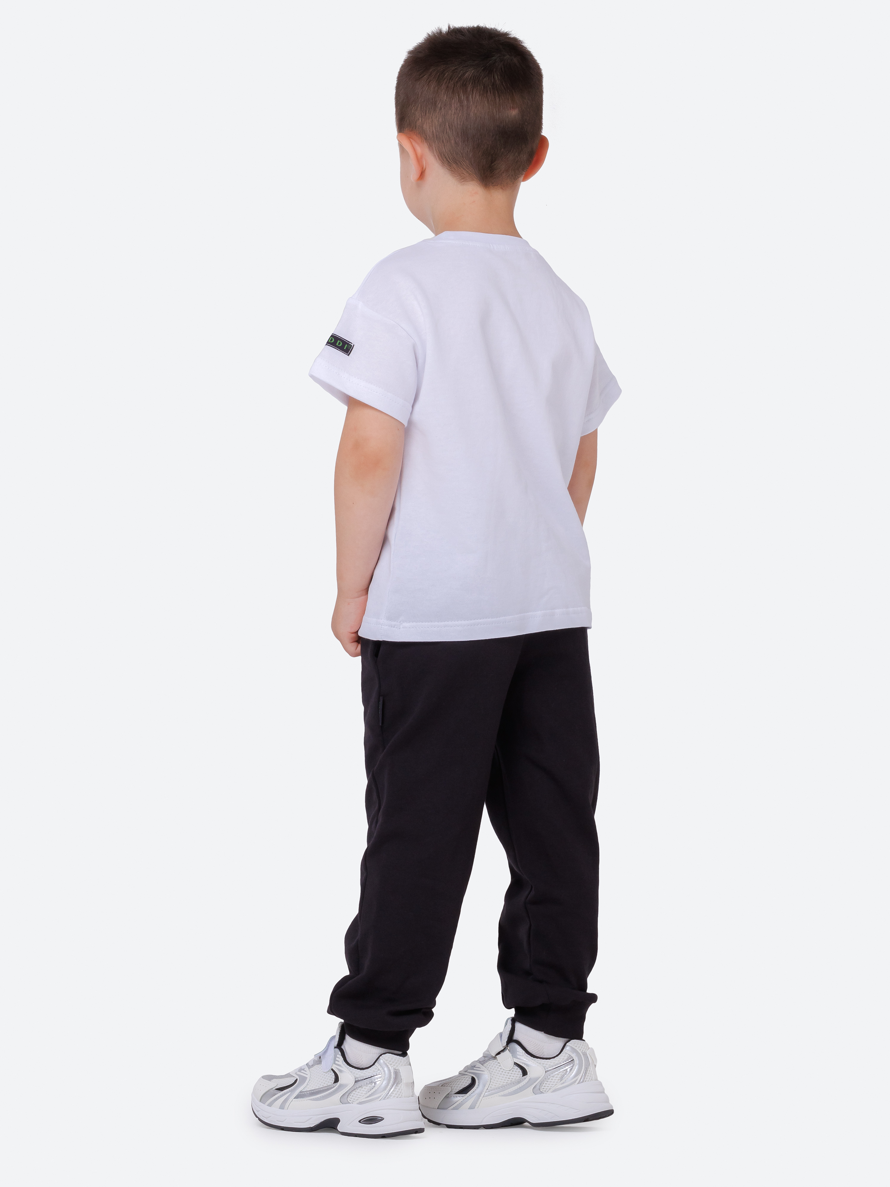 Спортивный костюм VEDDI 2080/6041фп-2024-белый/чёрный - фото 11