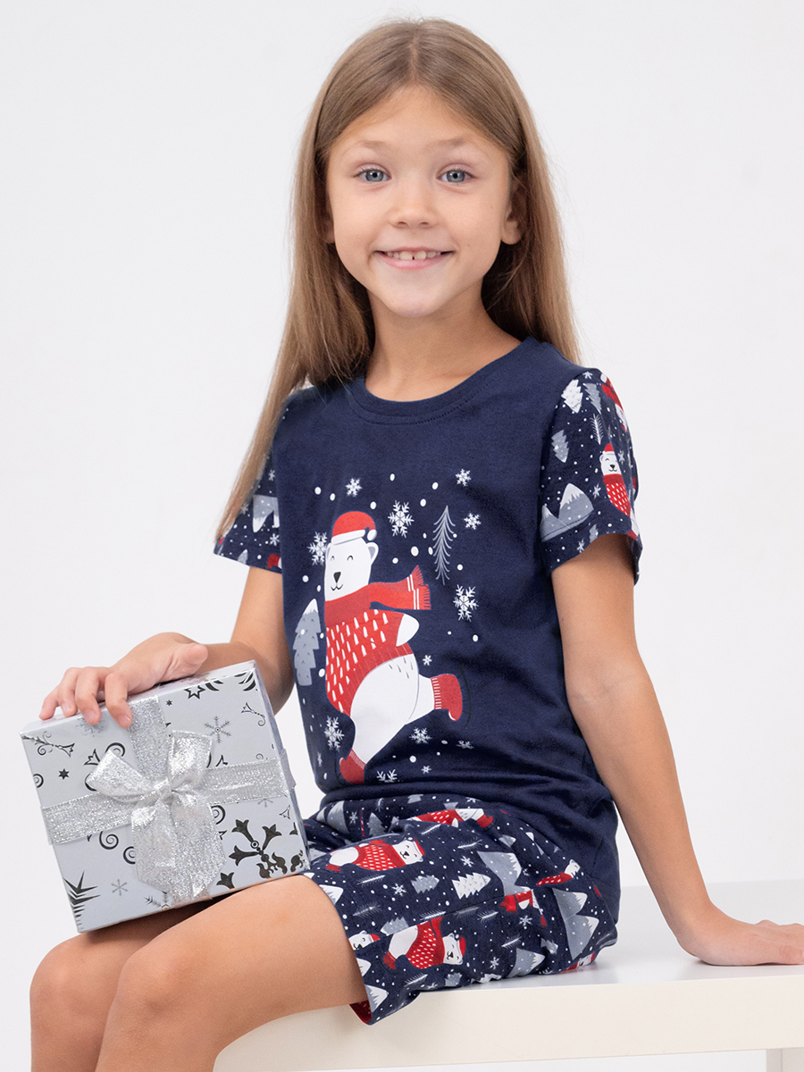 Пижама HappyFox HF00103индиго - фото 1