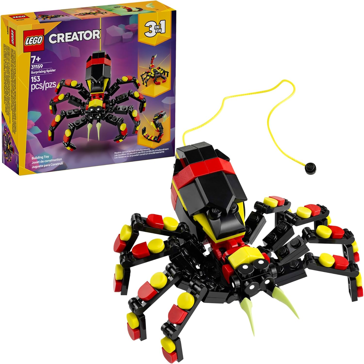 Конструктор LEGO Creator Удивительный паук 153 дет. - фото 1