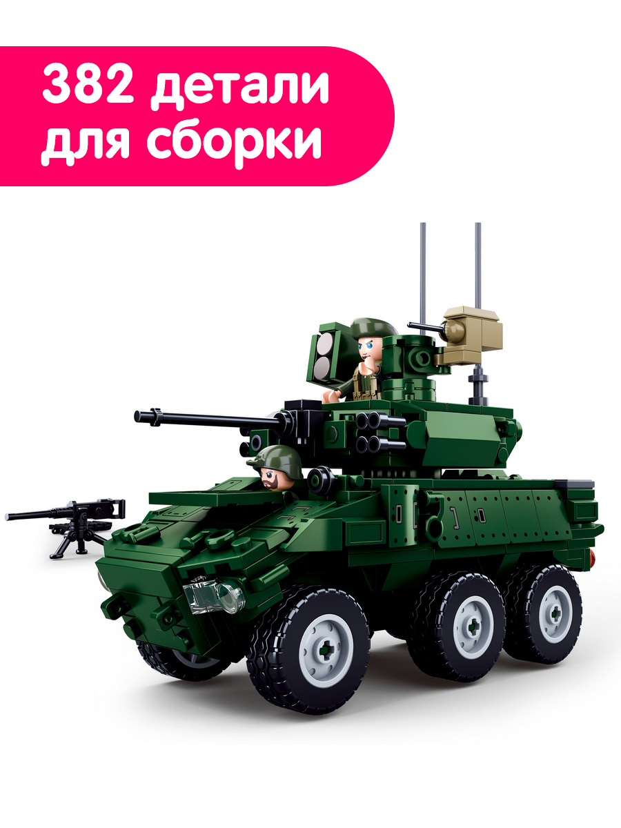 Конструктор SLUBAN 382 дет. - фото 1