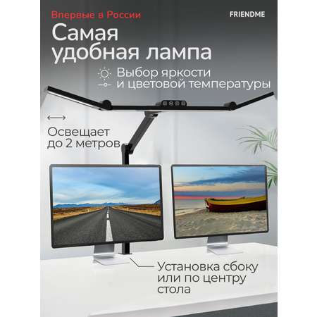 Led светильник светодиодный friendme с тройным источником света