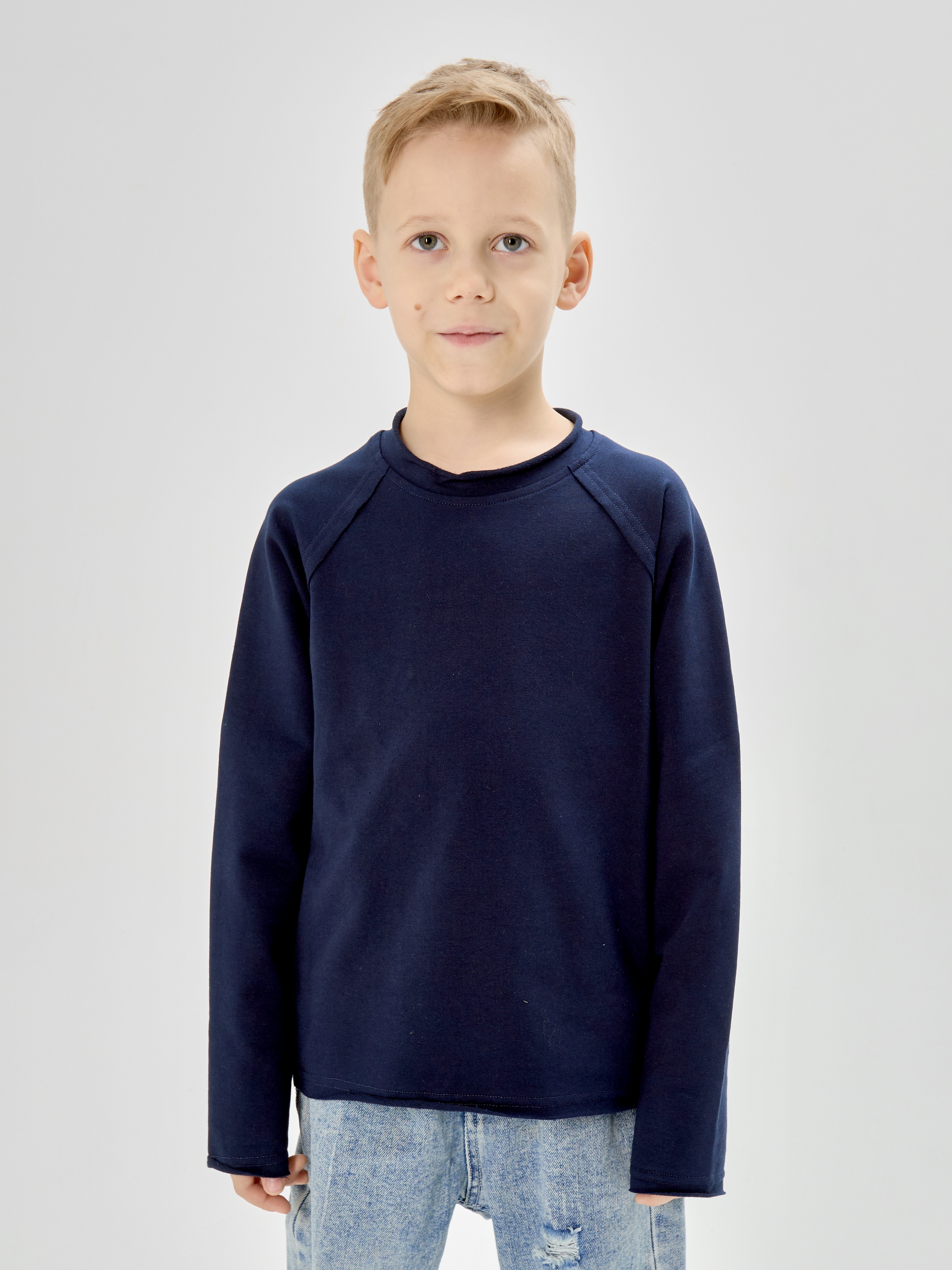 Лонгслив МОЛОДОСТЬ ГОВОРИТ синийлонгслив - фото 3