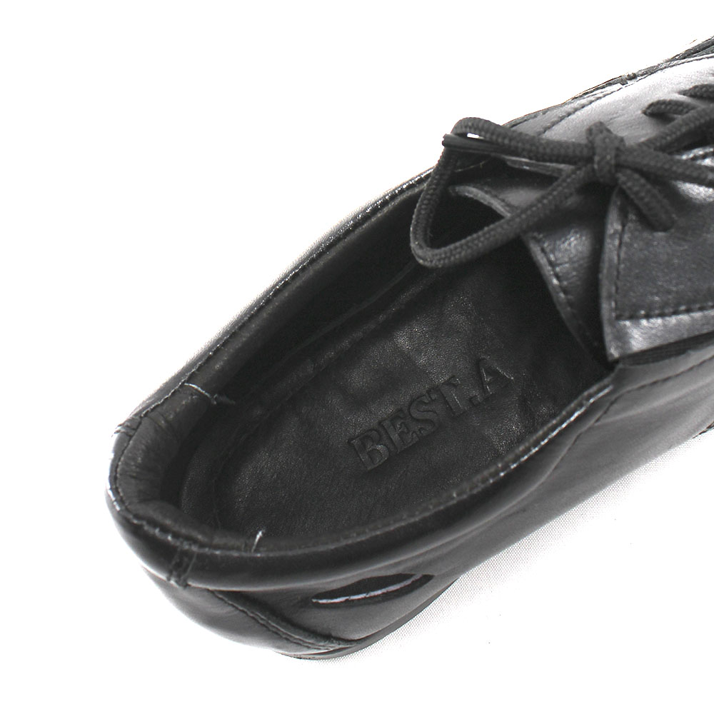 Туфли BEST.A Ж69-СВ BEST.A Туфли для мальчика,черный кожа - фото 4