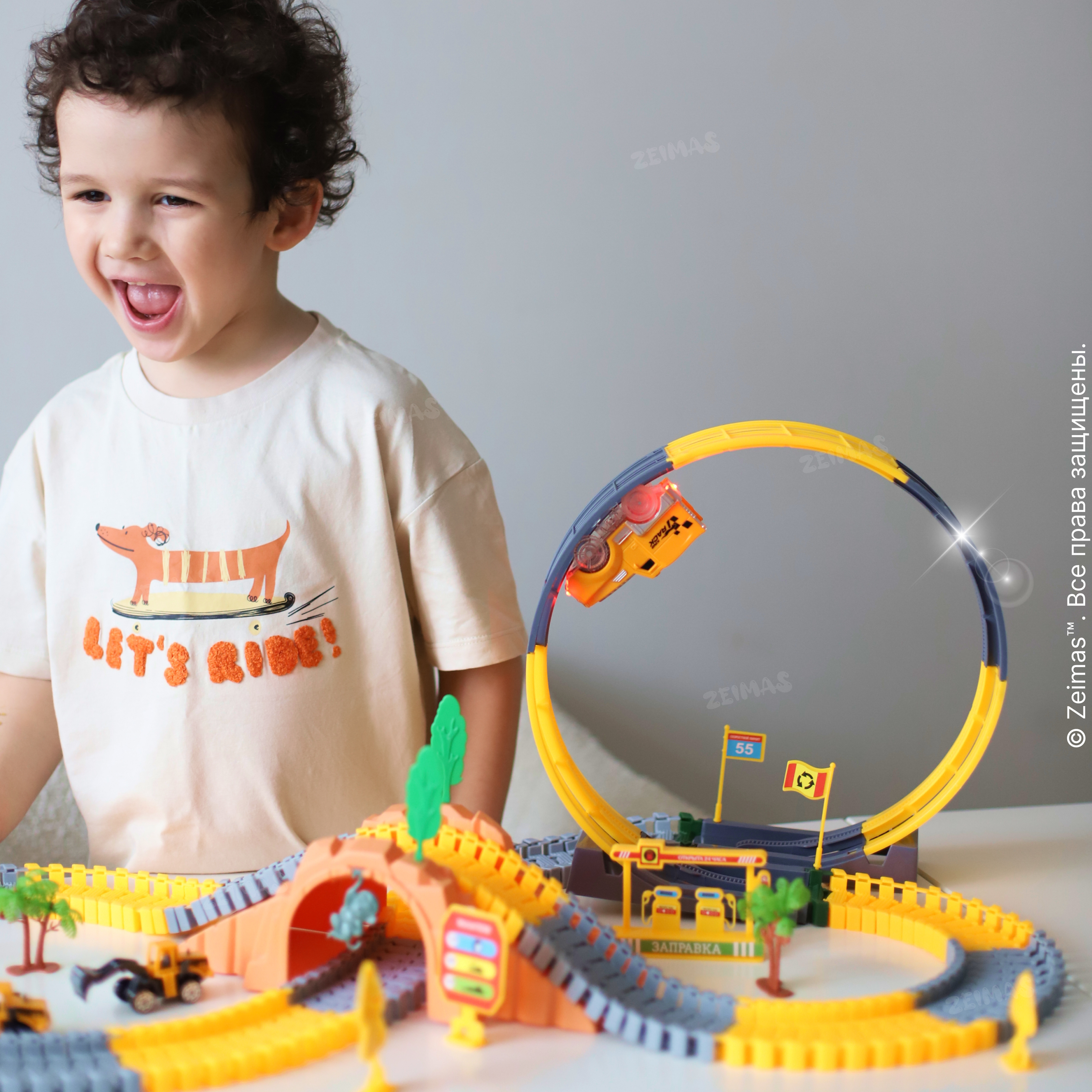 Конструктор Zeimas Экстремальный гонщик 181 дет. в ассортименте - фото 22