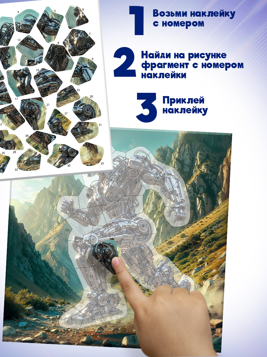 Мозаика Дрофа-Медиа Роботы-Герои - фото 3