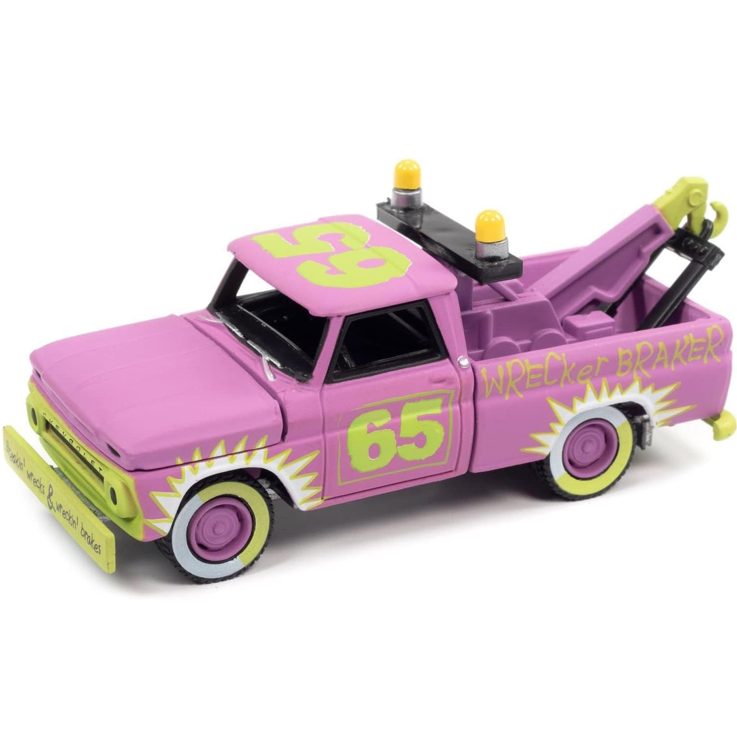 Автомобиль Johnny Lightning 1:64 розовый JLSF022B-R4-N3 - фото 3