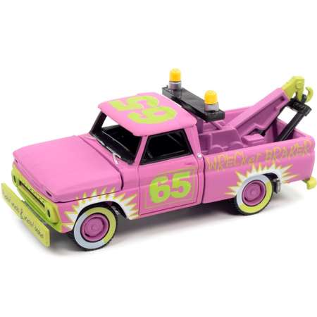 Автомобиль Johnny Lightning 1:64 розовый