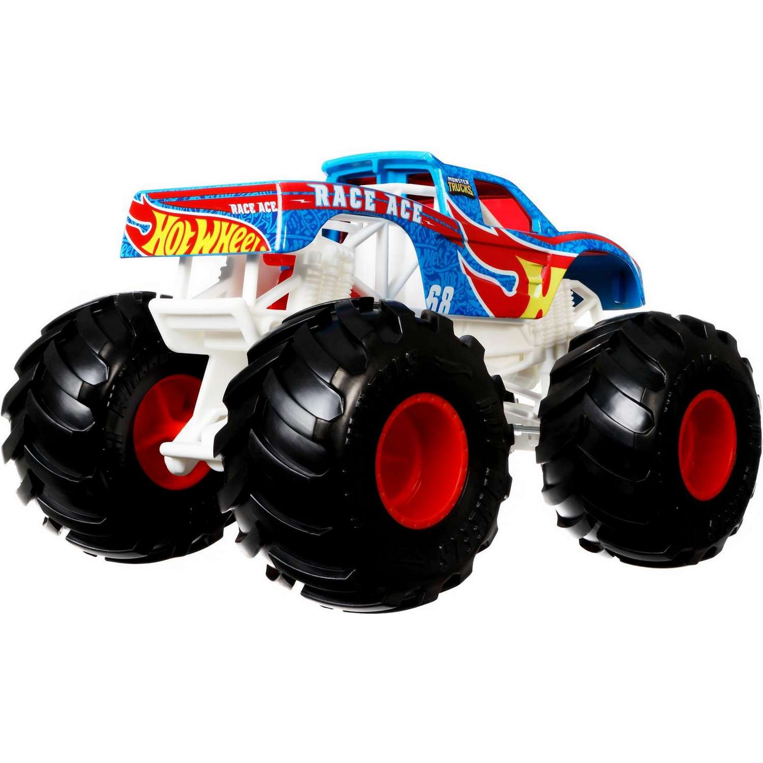 Автомобиль Hot Wheels Monster Tracks 1:24 FYJ83 - фото 4