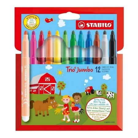 Фломастеры STABILO 12 цв.