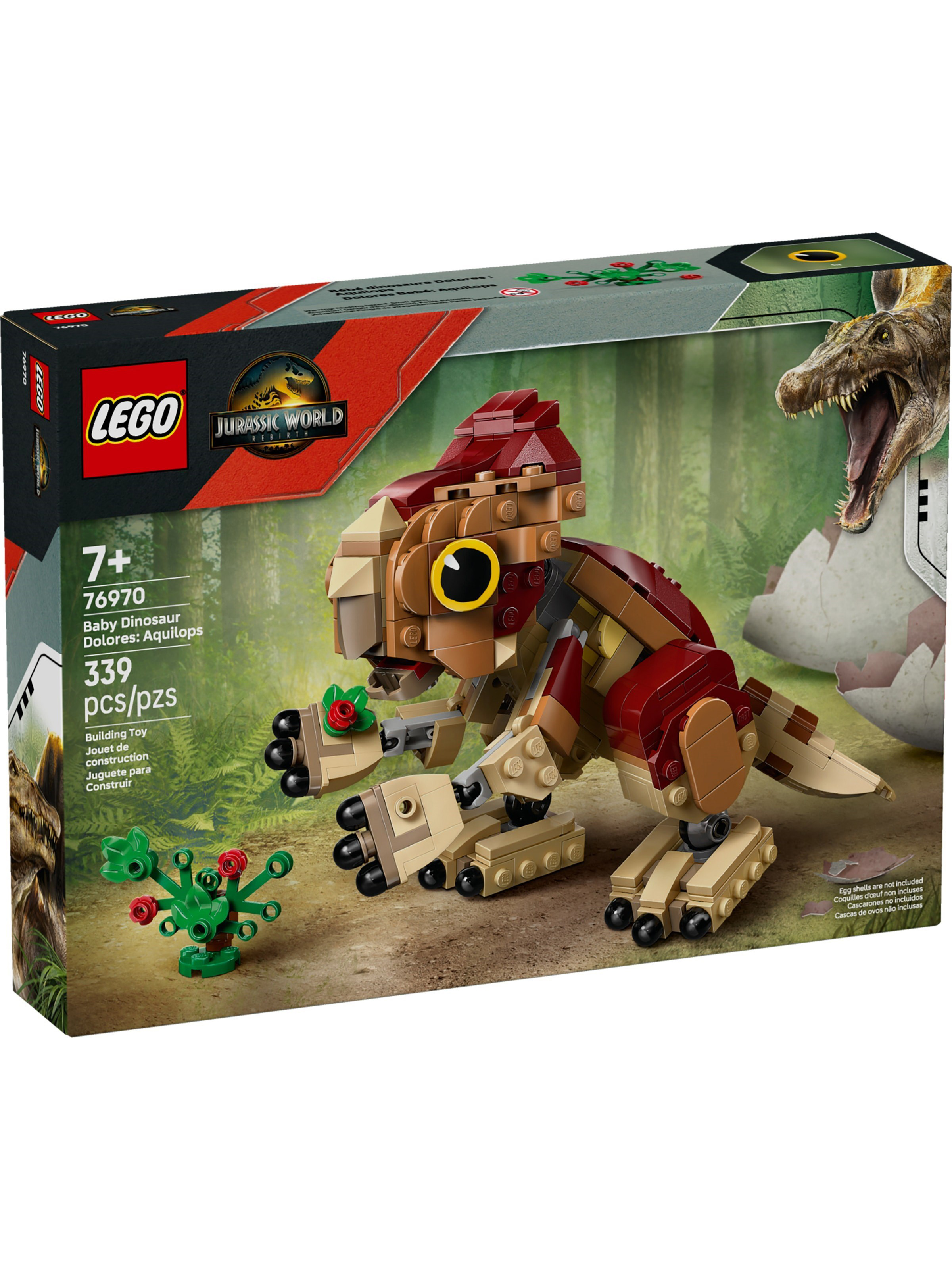 Конструктор LEGO Jurassic World Детёныш динозавра Долорес 339 дет. - фото 1