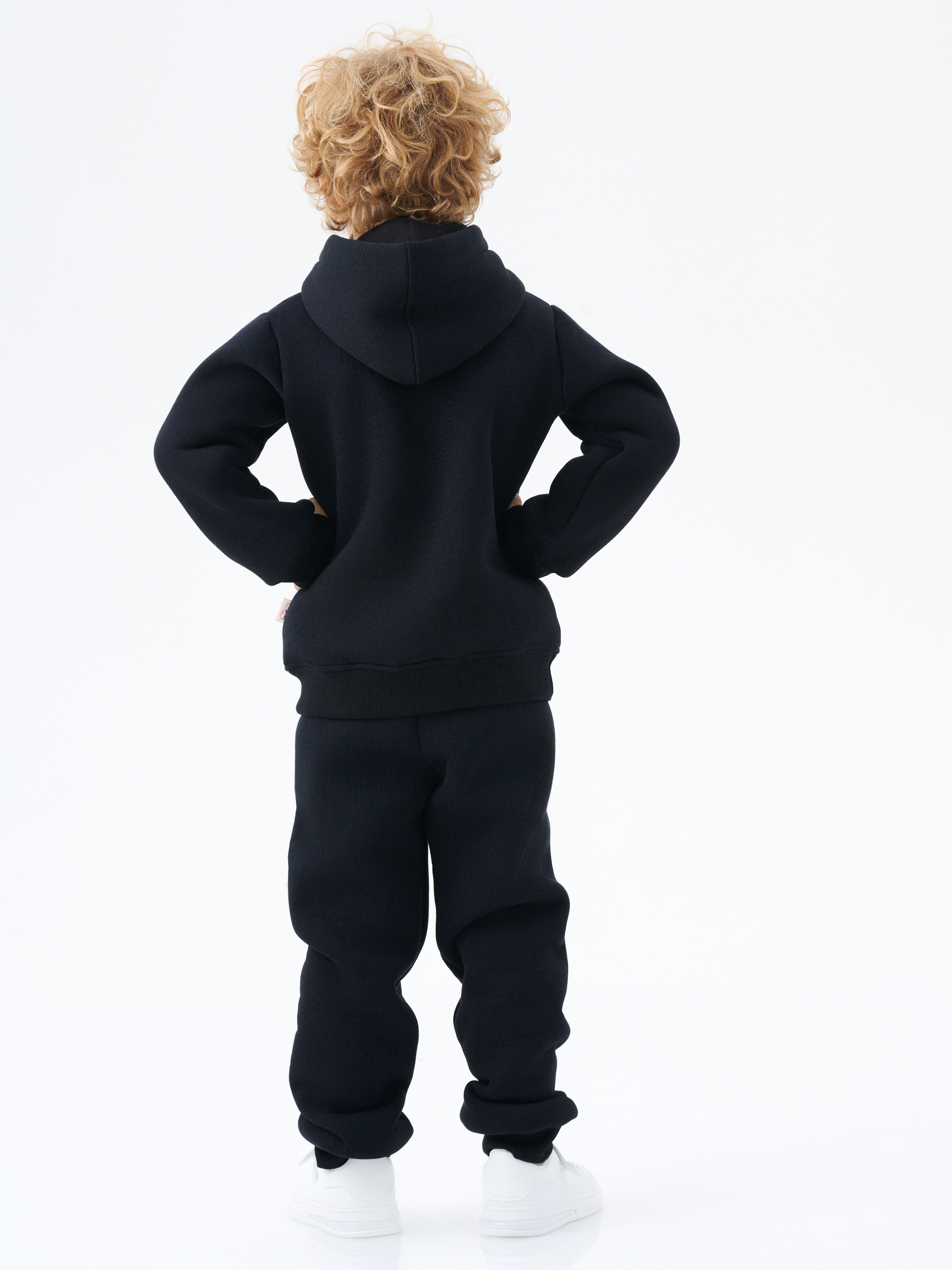 Худи и брюки КрутышОк Т-057 черный - фото 5