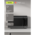 Микроволновая печь Tuvio MW17BB 23 л с функцией разморозки и автоменю черная