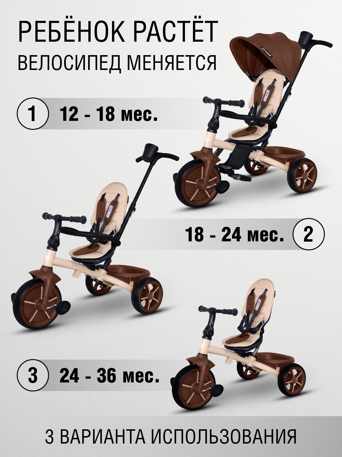 Трехколесный велосипед CITYRIDE - фото 2