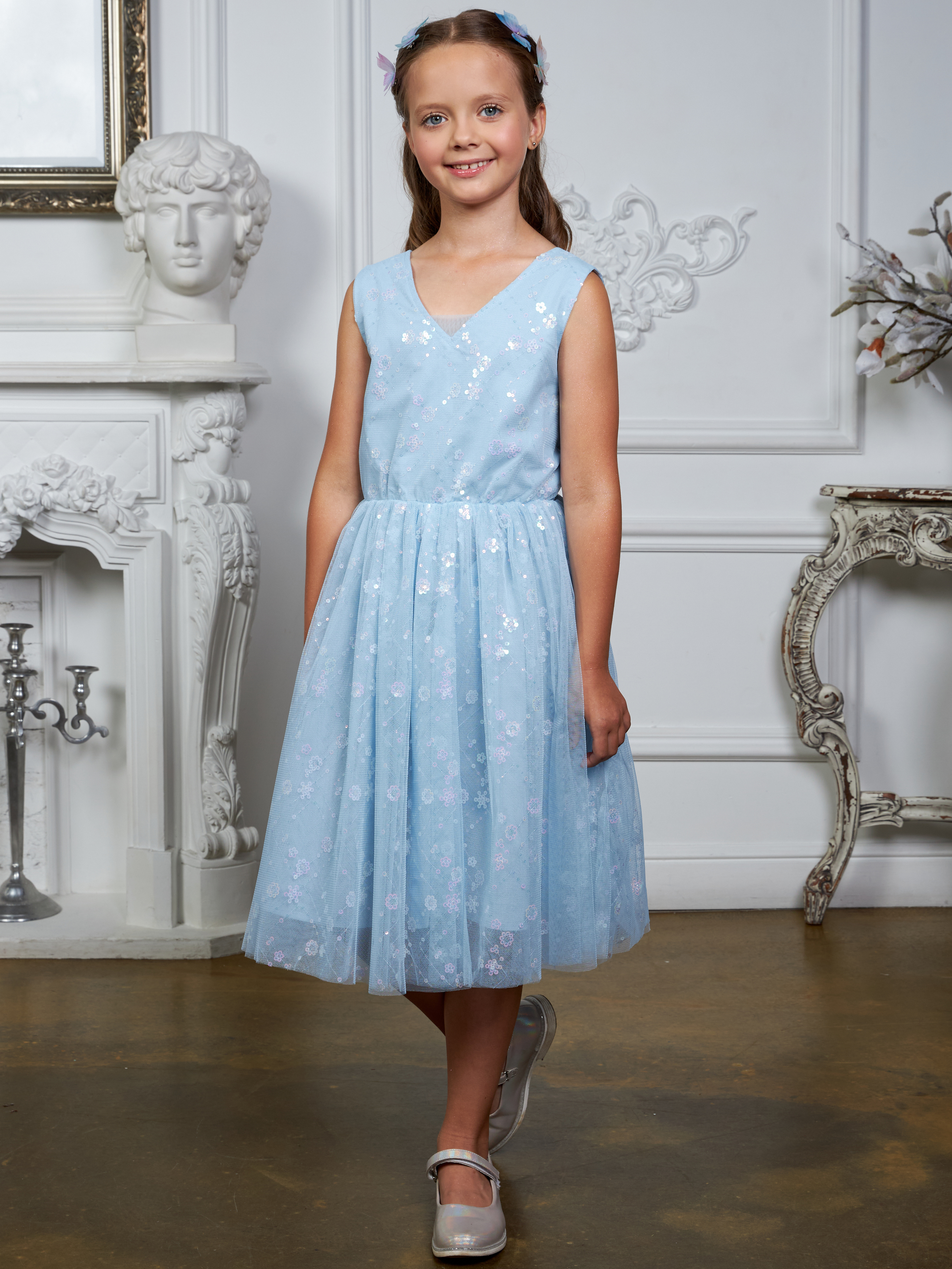 Платье ME WE JG225-W601-200_Голубой - фото 1