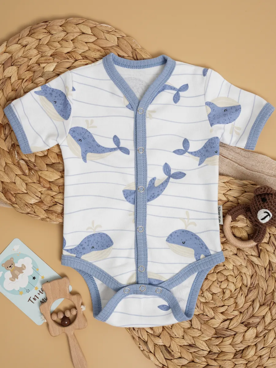 Боди 3 шт Супер Пупс нбр/3пр/бд/sk23/рубчик/морскаясказка - фото 6