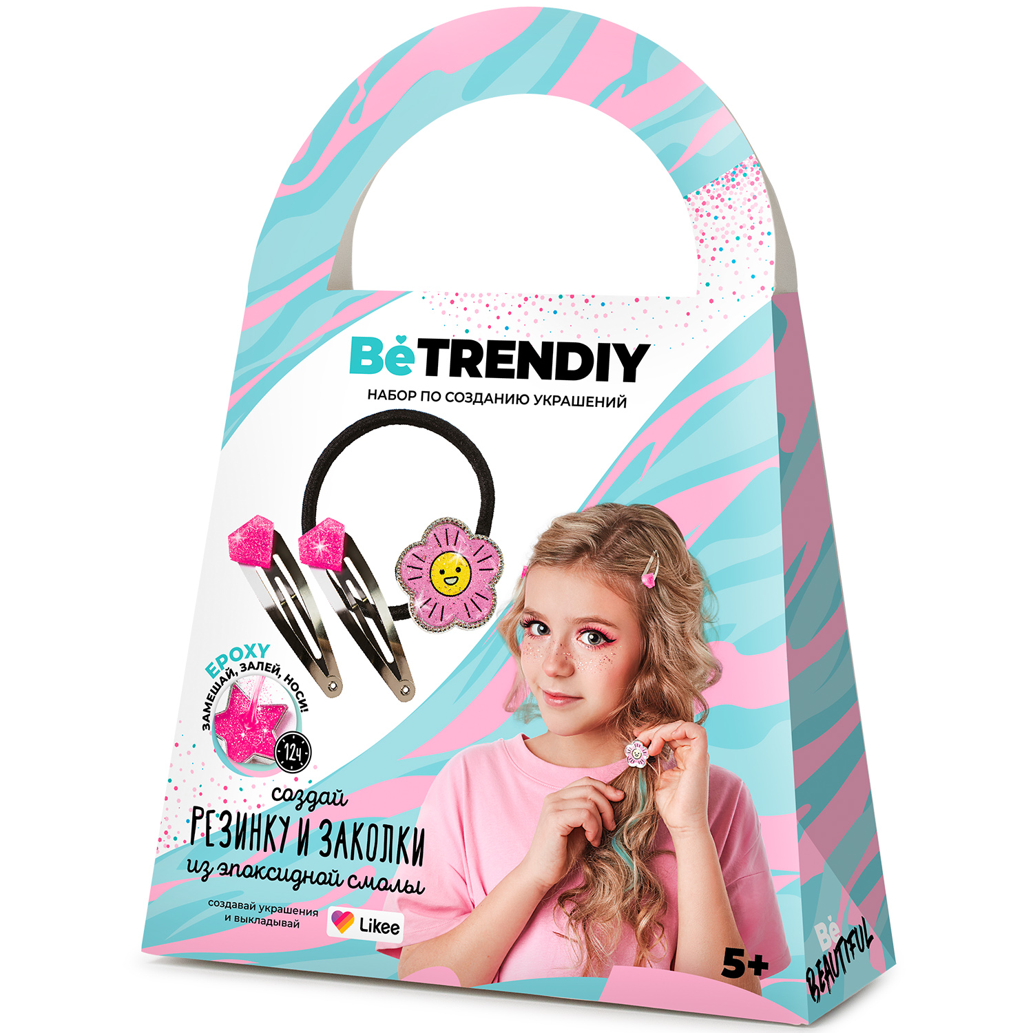 Набор для творчества Be TrenDIY Резинка и заколки - фото 1