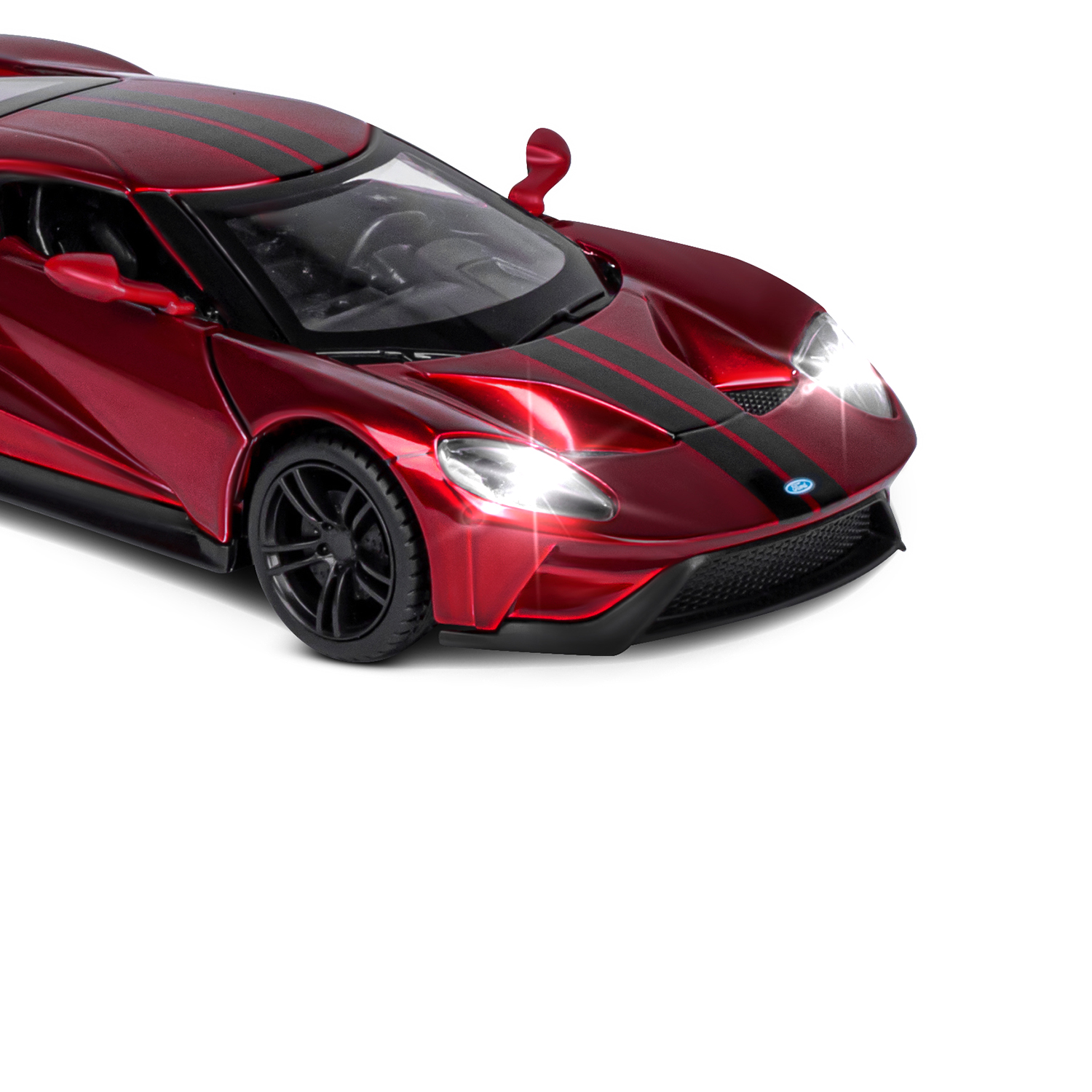 Автомобиль АВТОпанорама Ford GT 1:32 JB1251332 - фото 19