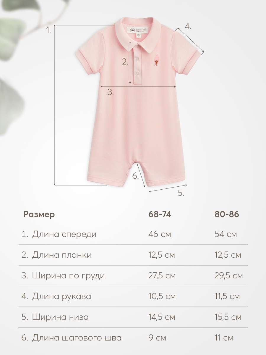 Боди Happy Baby 88201_pink - фото 7