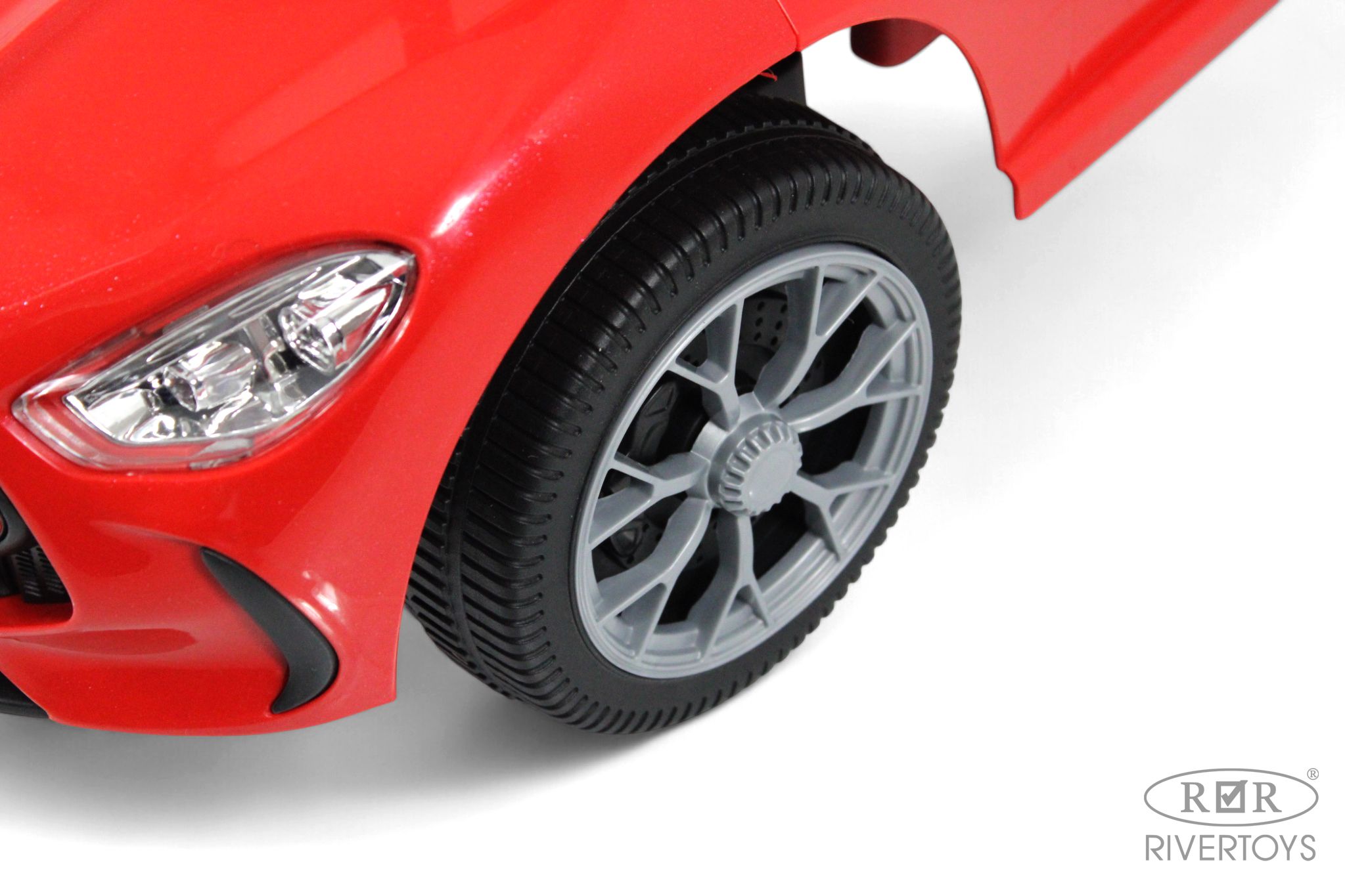 Каталка RIVERTOYS Z004ZZ-M-RED красный - фото 9