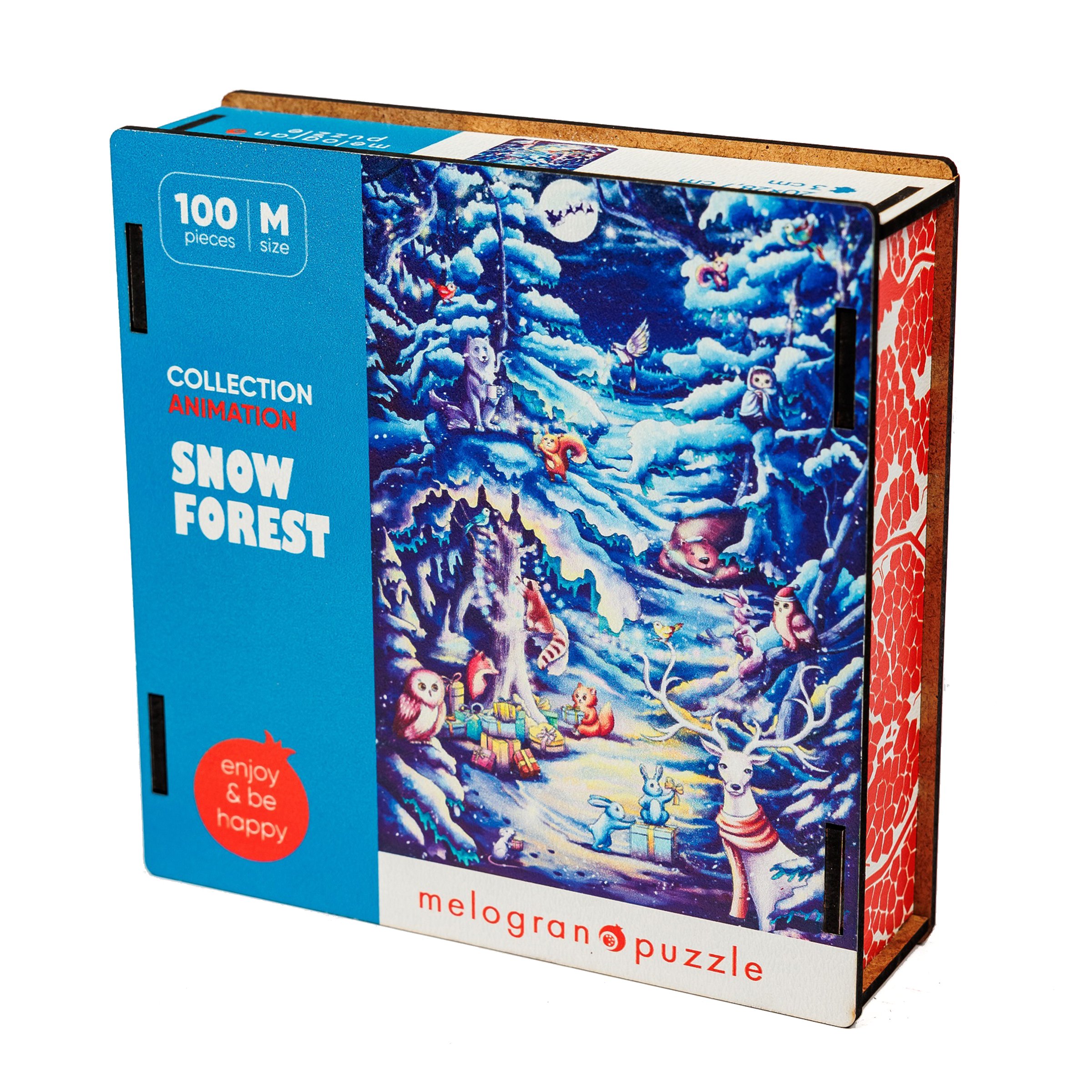 Пазл 1TOY Снежный лес деревянный - фото 5