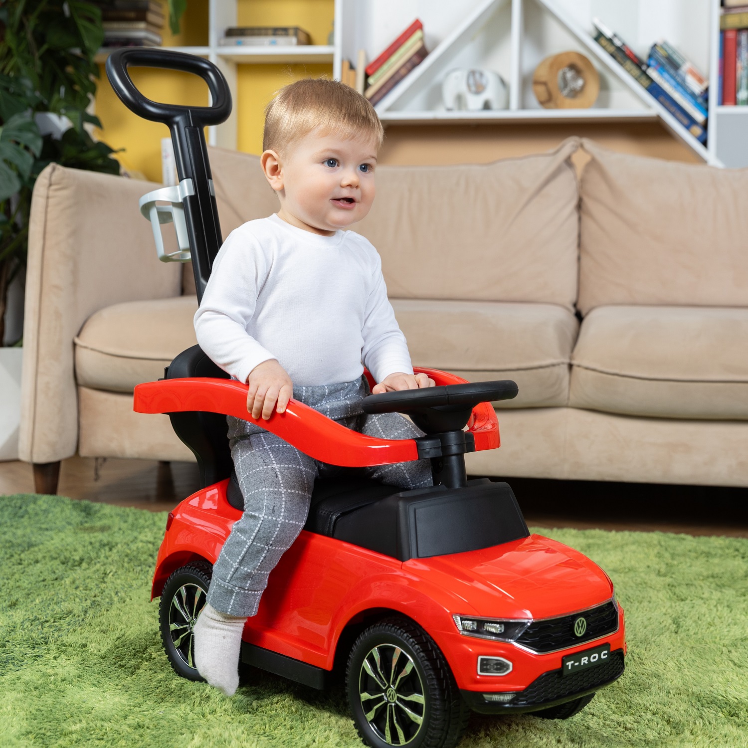 Пушкар BabyCare T-ROC с ручкой - фото 10