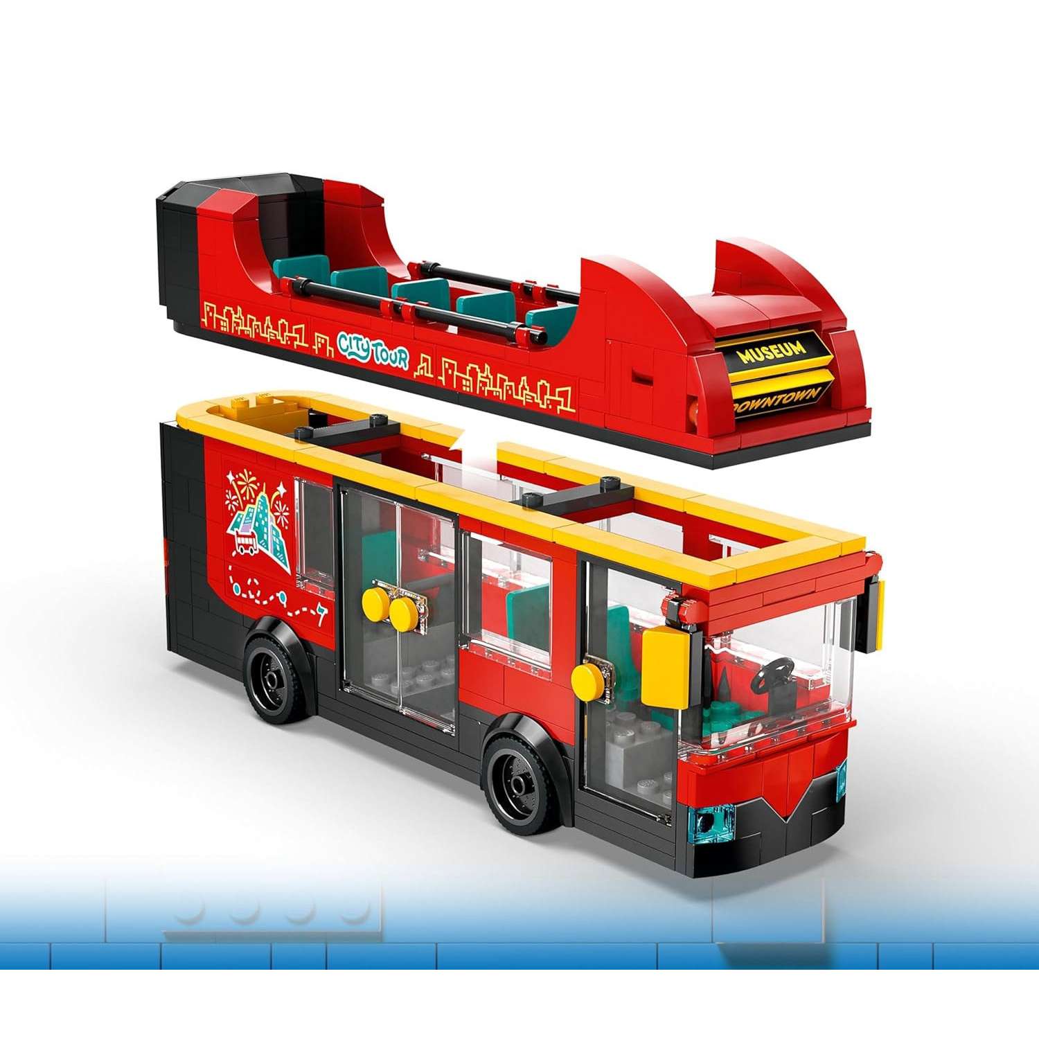 Конструктор LEGO City Double-Decker Sightseeing Bus 384 дет. - фото 5