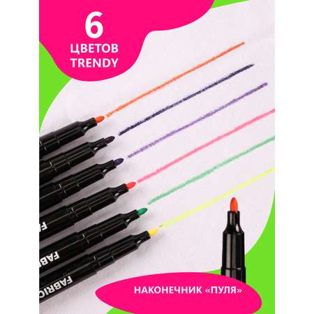 Маркеры DENKSY 6 цв.