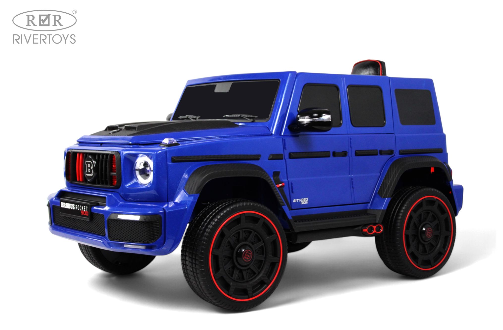Электромобиль RIVERTOYS Mercedes Z999ZZ-BLUE С пультом ДУ - фото 1