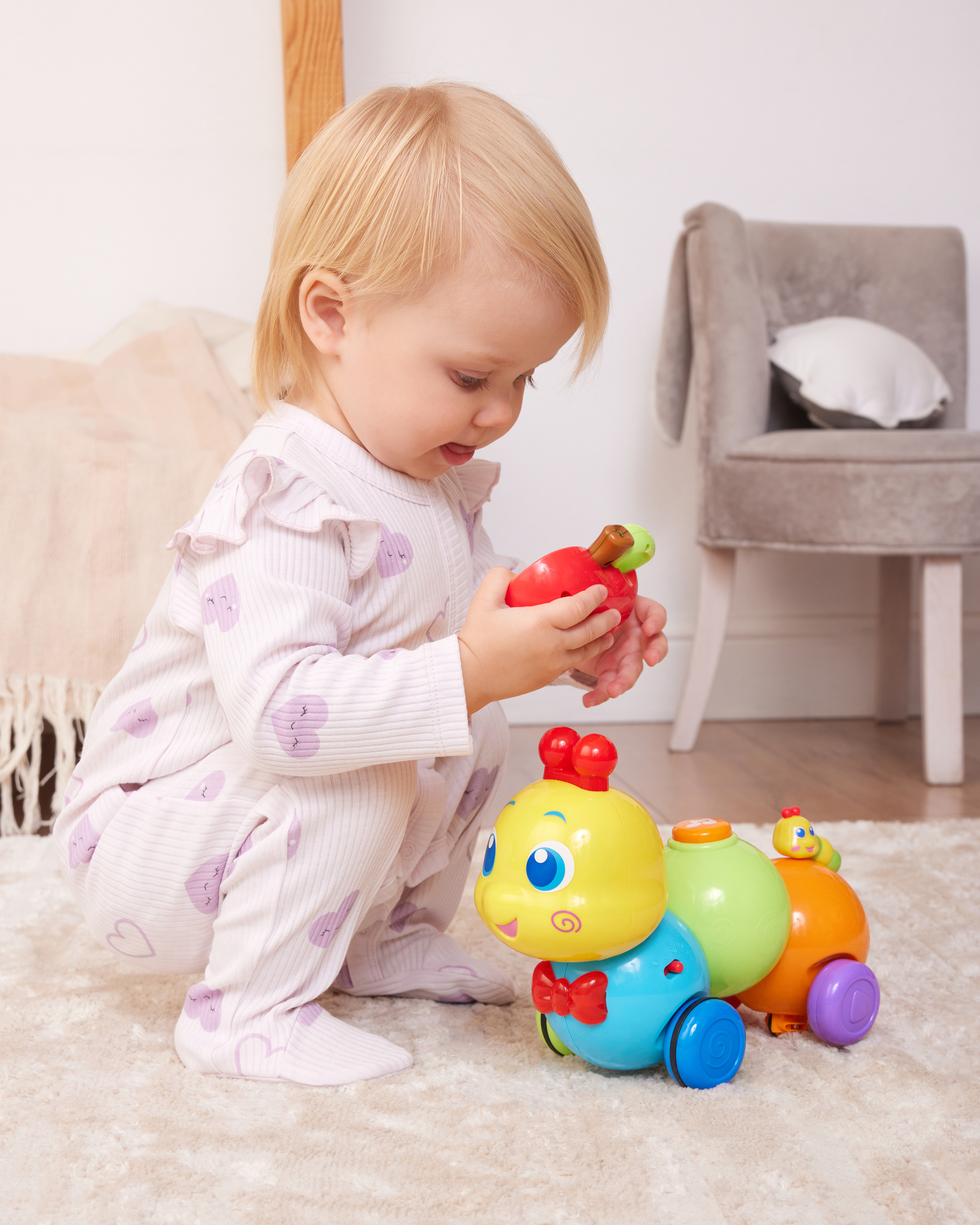 Игрушка BabyGo Забавная гусеница - фото 6