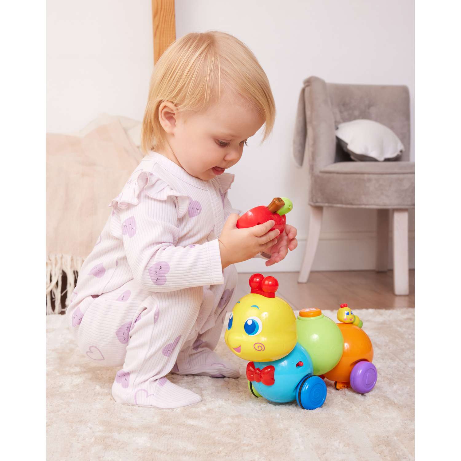 Игрушка BabyGo Забавная гусеница - фото 6