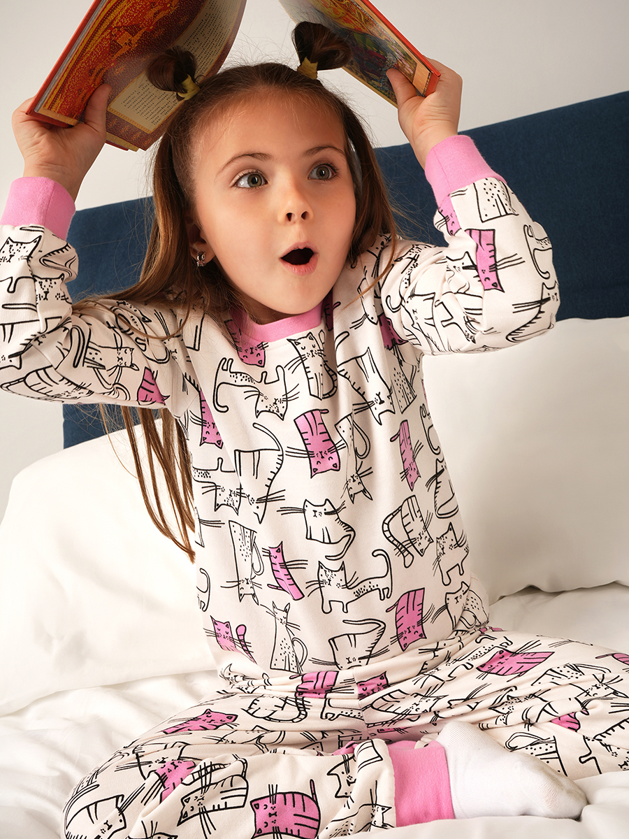 Пижама HappyFox HF00920молочный - фото 1