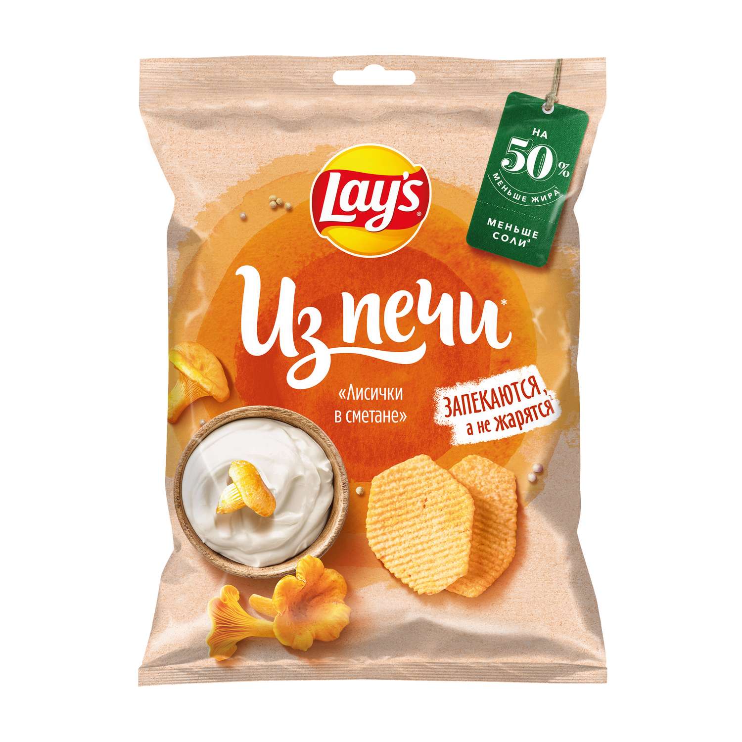 Чипсы Lays Лисички в сметане 81 г - фото 1
