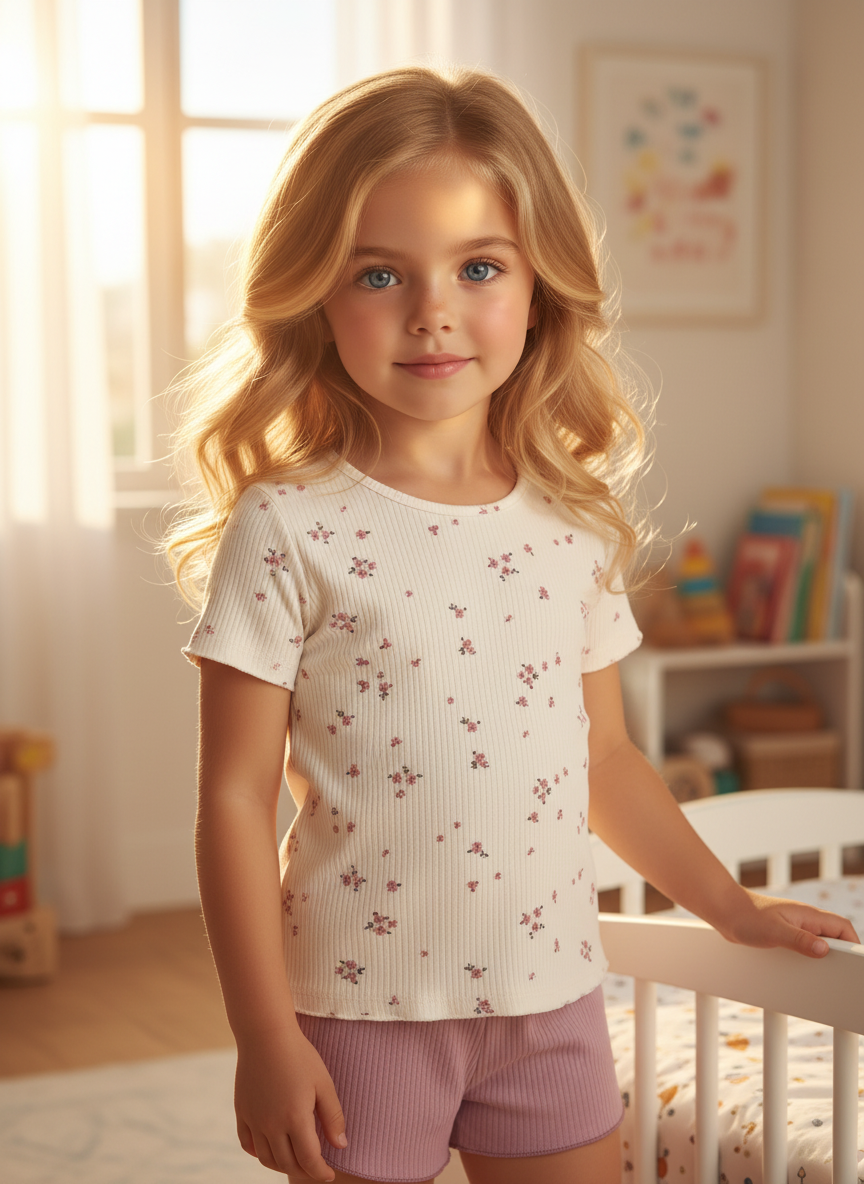 Пижама MiloTa КДЛ07/цветы - фото 1