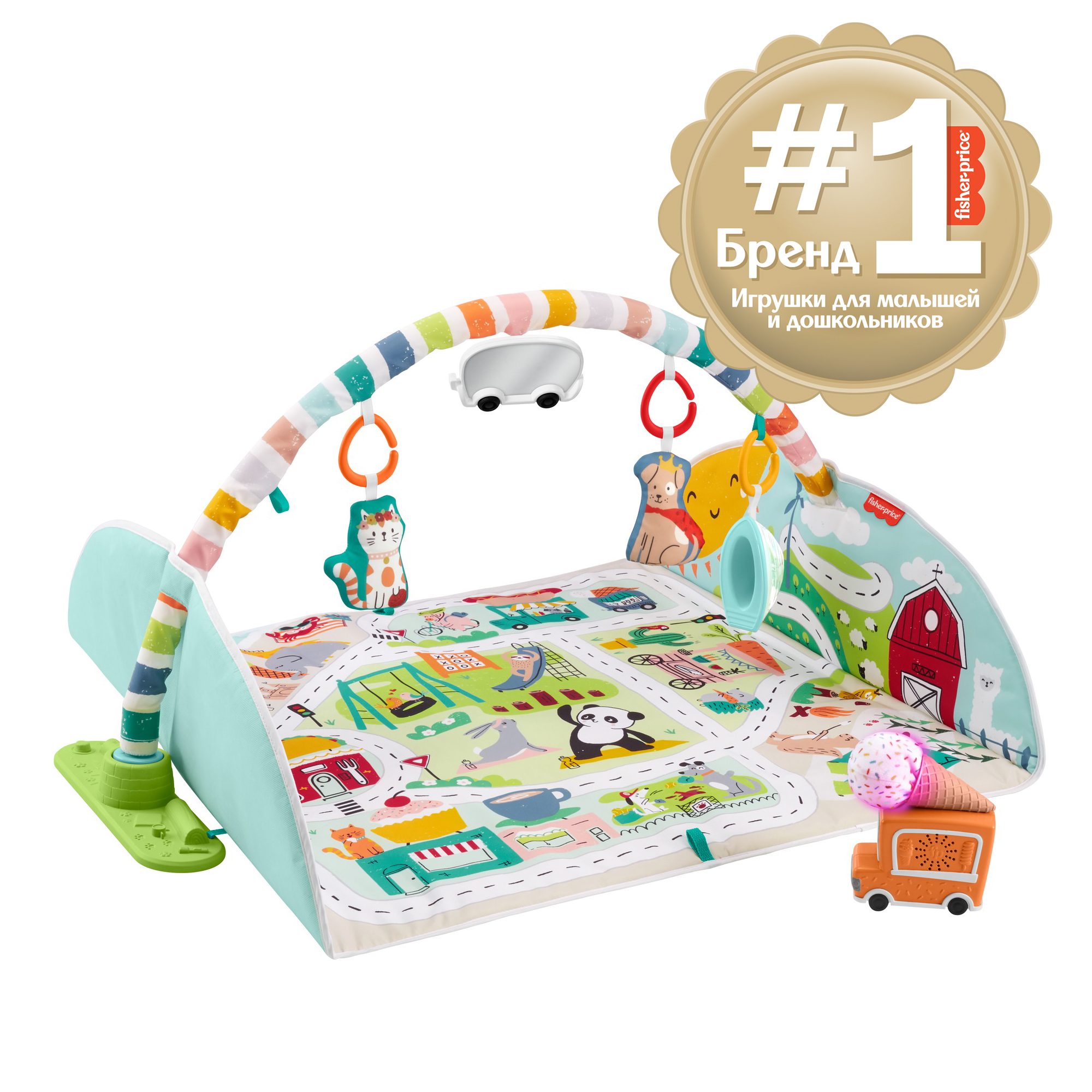 Коврик Fisher Price с дугами Большой - фото 10