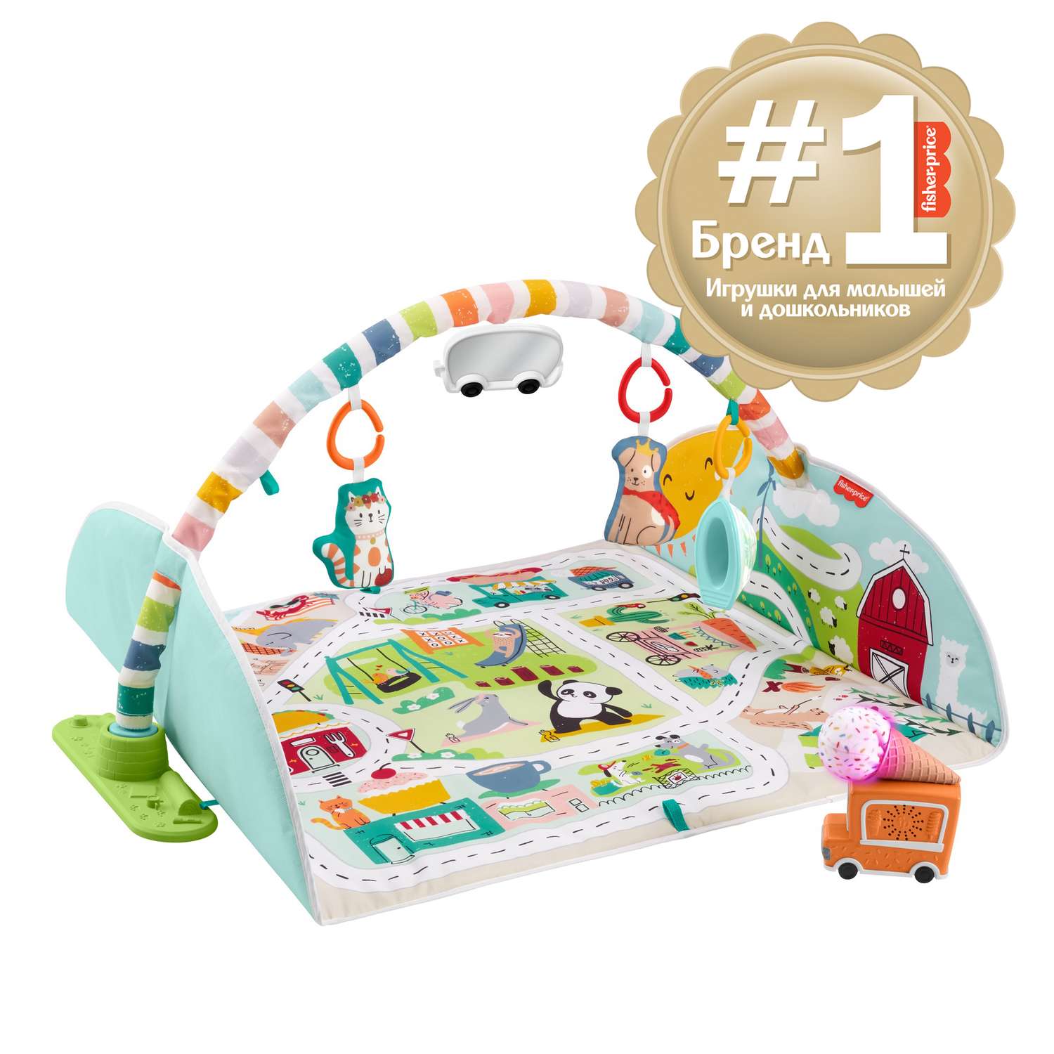 Коврик Fisher Price с дугами Большой - фото 10