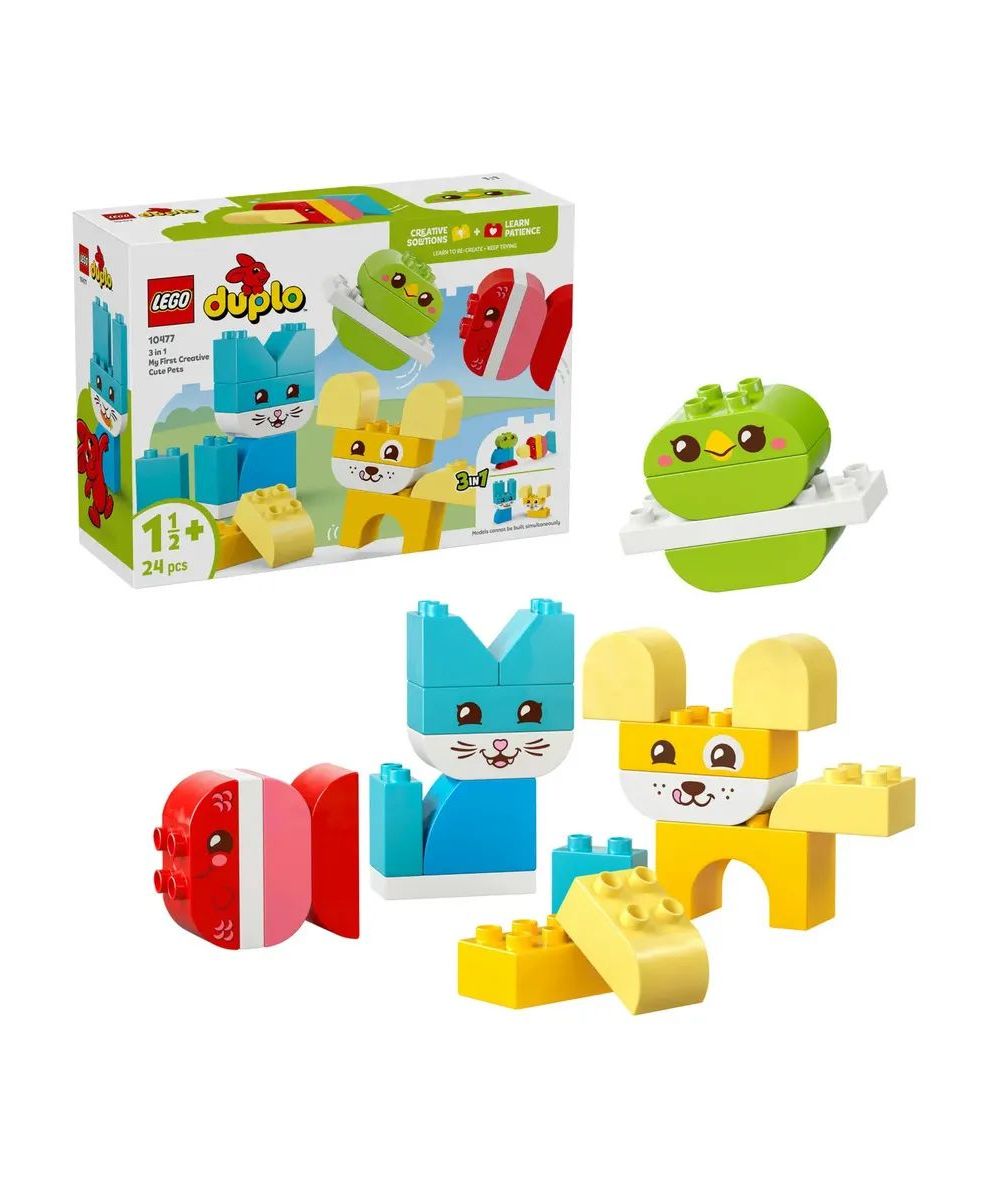 Конструктор LEGO DUPLO Творческие милые питомцы 3в1 24 дет. - фото 1